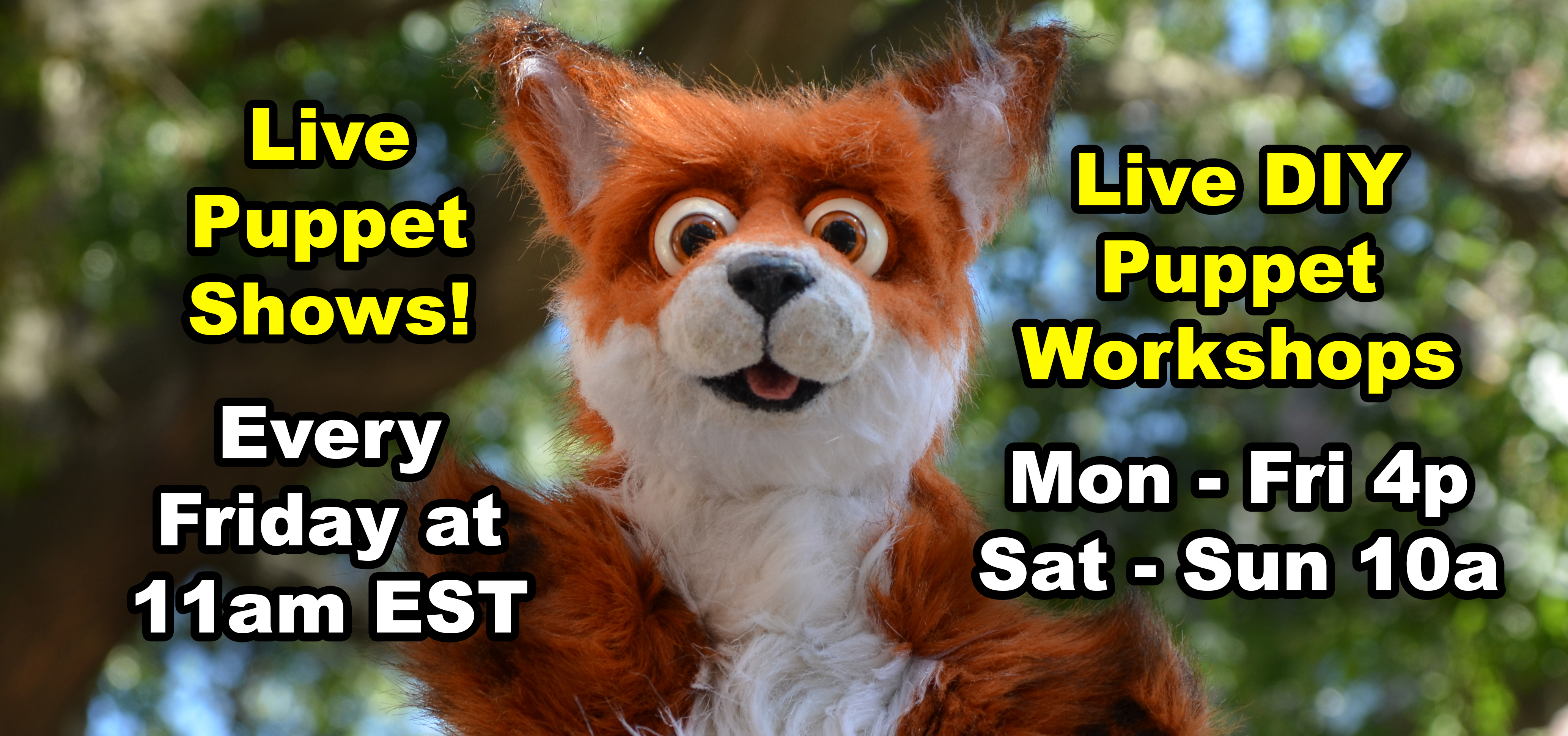 Wonderspark Puppets - every Friday!